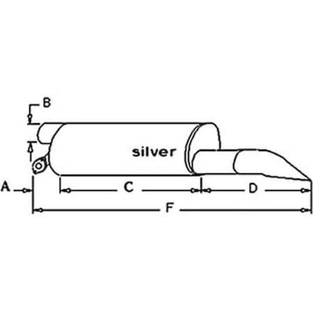 Aftermarket Muffler A147046